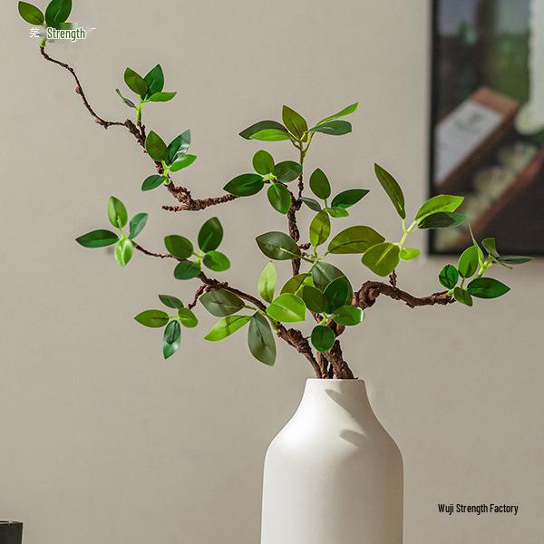 Bionic Begonia: Artificial Luxury Green Plant Dining Table Decoration