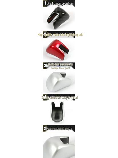 Fits 22 HRV Models: Gear Shift Knob Sequins & Center Console Lever Cover Decorative Sticker