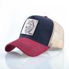 Modische Baseballkappe mit Stickerei Wolfs-Patch Snapback Hip Hop Trucker-Kappen Herren Damen Outdoor Atmungsaktive Schirmmütze