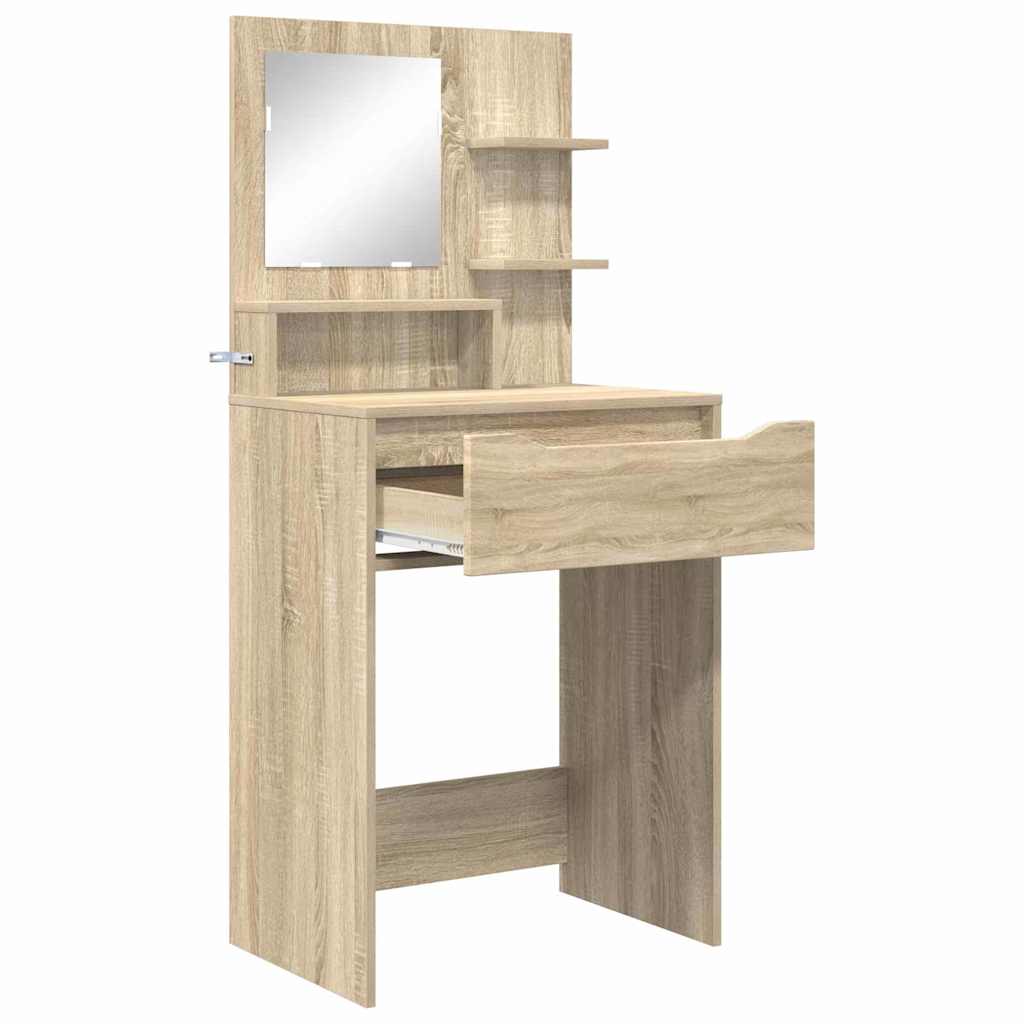 Bedroom Dressing Table Sonoma Oak 80 x 39.6 x 135 cm