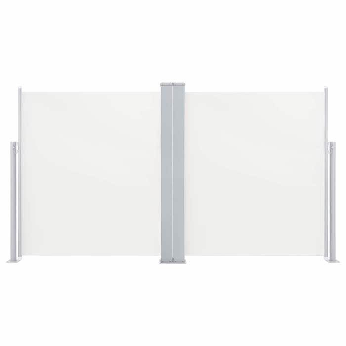 VidaXL Auvent latéral rétractable Crème 140 x 600 cm