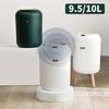 9.5L/10L Automatic Sensor Kitchen Trash Bin with Lid Round Shape Non-slip Footbed One-Touch Constant Opening Dispenser for Home