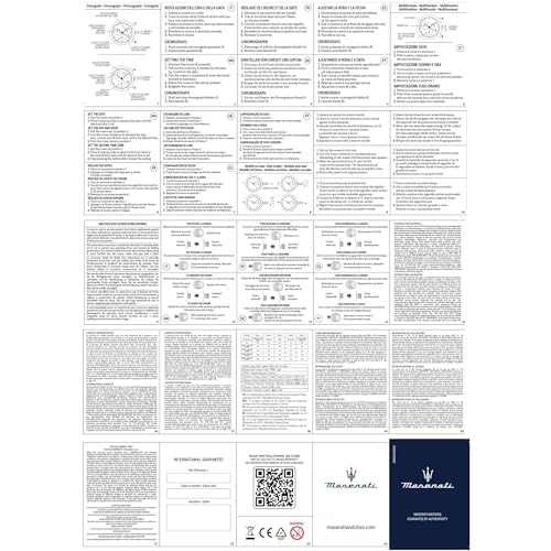 Maserati Men's Attrazione Quartz Watch with Luminous Dial and Hands, 5 ATM Water Resistance, 43mm Black, Business Watch, R88531511001, Officially Auth