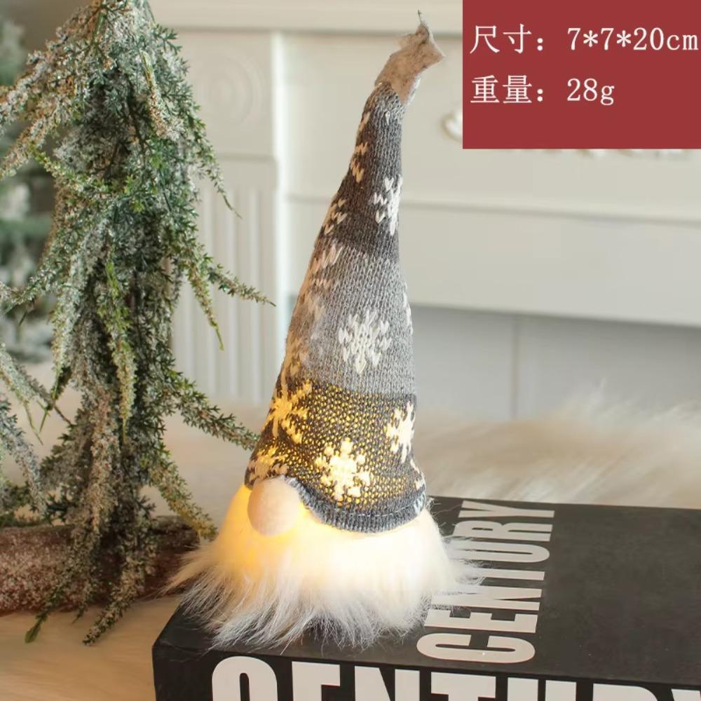 2026 Świecący Krasnal Boże Narodzenie Beztwarzowa Lalka Wesołych Świąt Dekoracja Domu Navidad Natal Prezent na Nowy Rok Prezenty Świąteczne