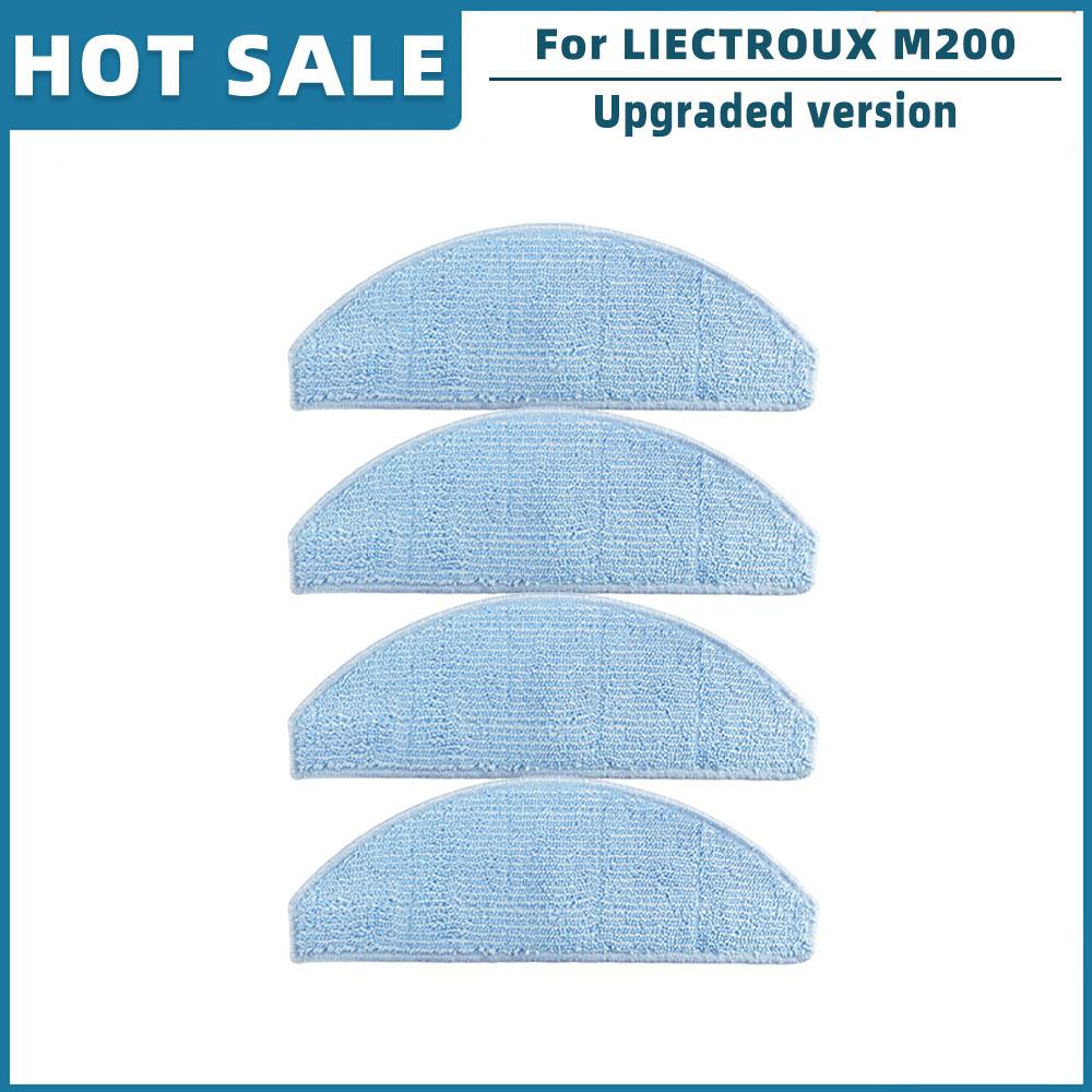 For LIECTROUX M200 Robot Vacuum Cleaner Spare Parts Accessories Main Side Brush Hepa Filter Mop Rag Dust Bag