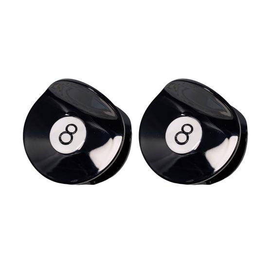 1/2/3/4/5Pcs Hair Claw Black 8 Ball Golf Club Hair Clip Women Updo Ponytail Holder