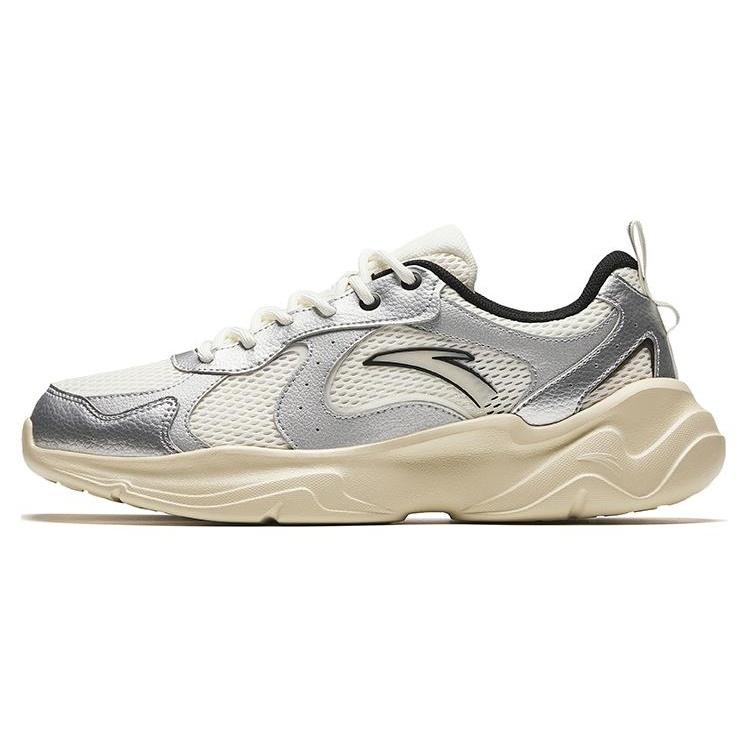 ANTA Casual Shoes White Silver Grey Men s 912428810-2 EU 39