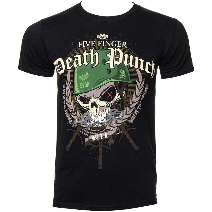 Ripleys Clothing Men s Official T-Shirt Five Finger Death Punch Warhead USA Large Black XXXXXL разноцветный