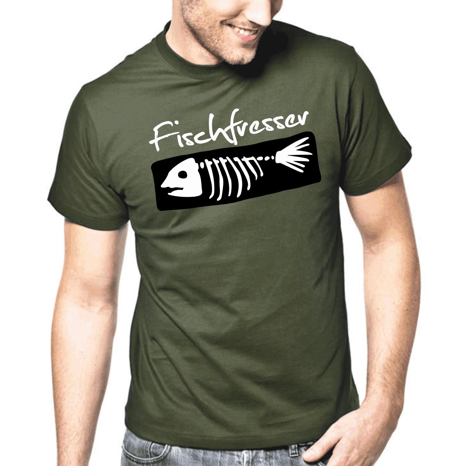 Men s and Women s T-shirts Fischfresser Eskimo Inuit Fisherman Said Fun Gift XXXXL