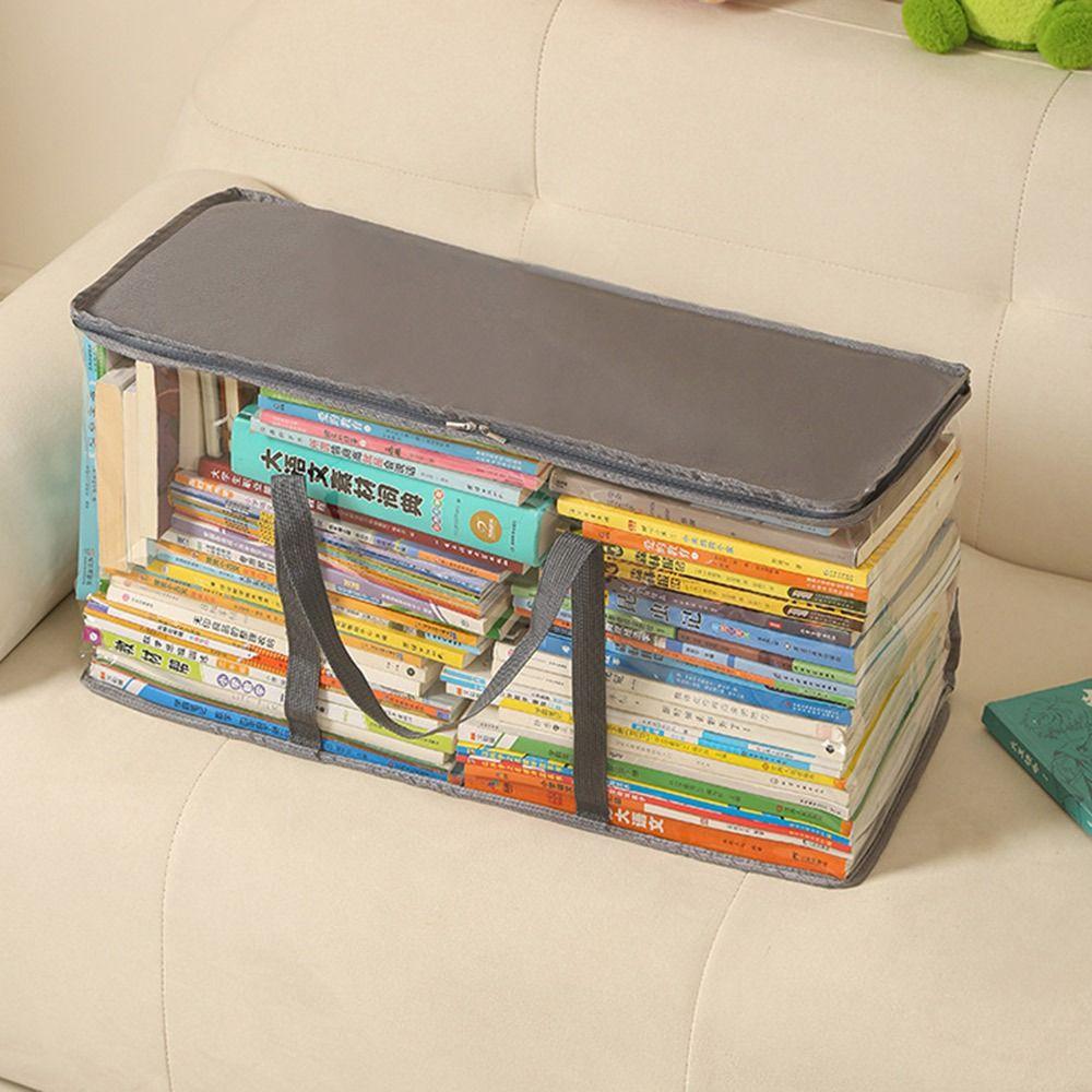 Waterproof Collapsible Pouch Large Capacity Books Collection Container  Student