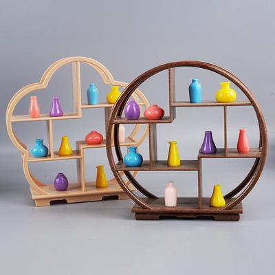 Good-Looking Simulation Mini Bogu Frame Doll House Retro Display Plum Blossom Frame Vase Ornament Children'S Play House Toy