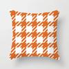 Nordic Orange Pattern Sofa and Bedside Pillow Cover Modern Simple Casual Waist Head Pillow Cushion Cover Pillows Decor Home 45cm