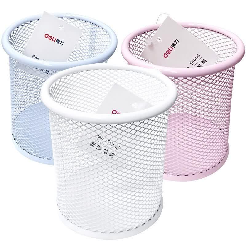 Deli Metal Mesh Pen Holder (3-Pack)