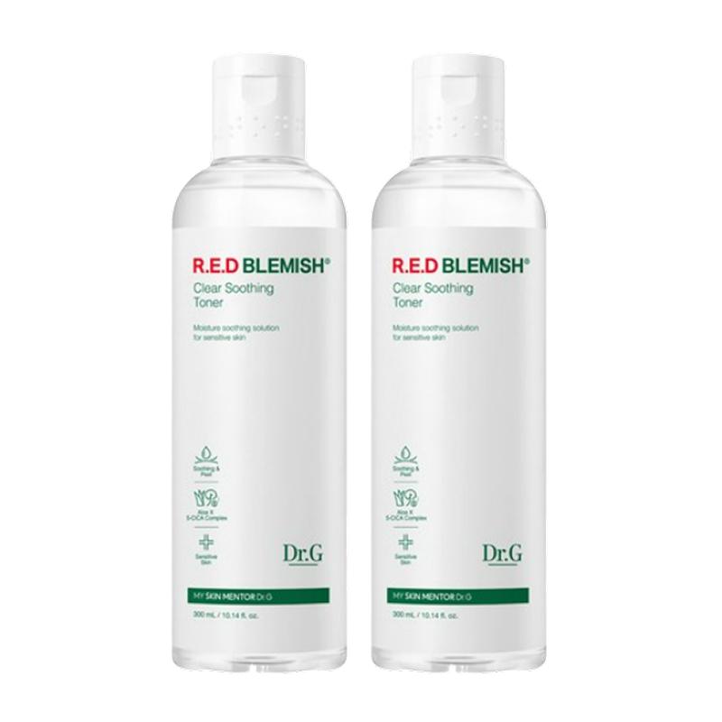 

Dr.G Red Blemish Clear Soothing Toner Calming & Hydrating Care 300ml x 2 set