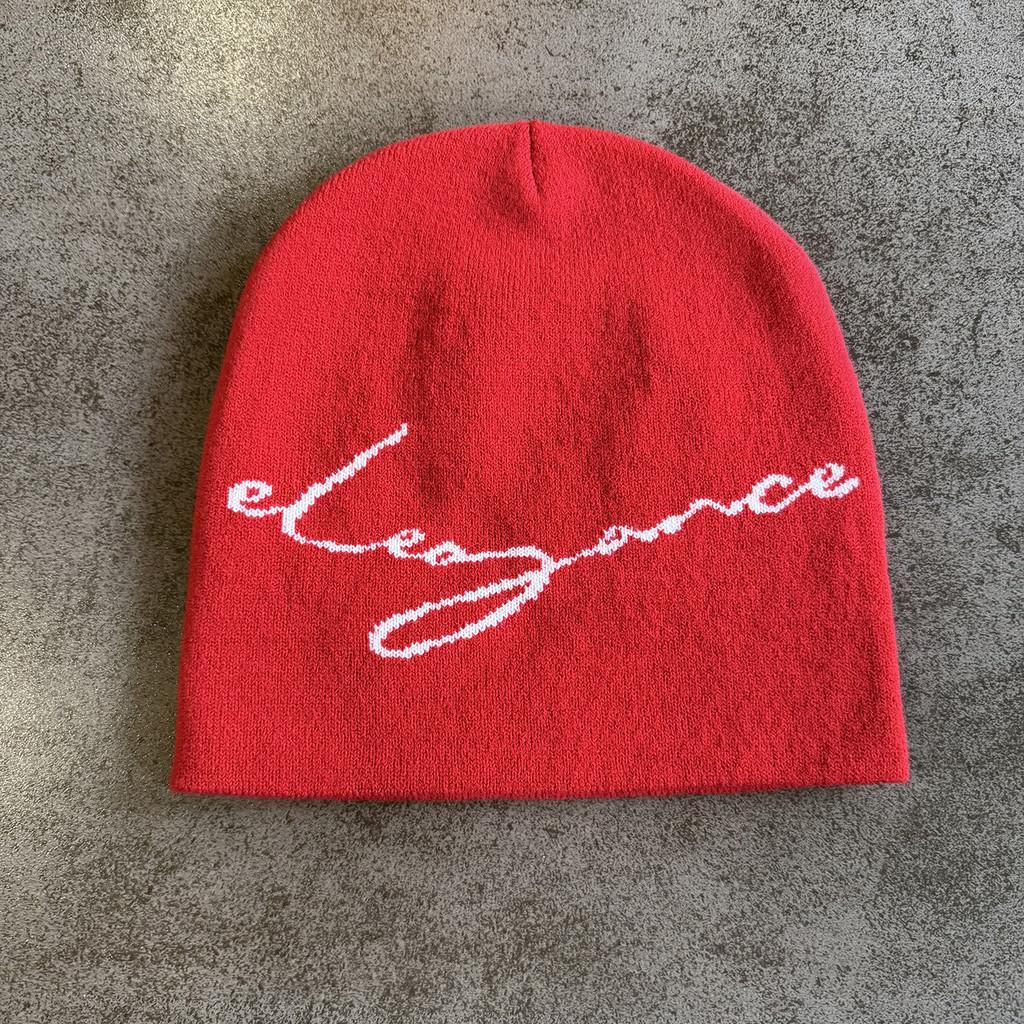 Knit Hat With Letter Pattern For Men And Women Warm Winter Outdoor Accessory