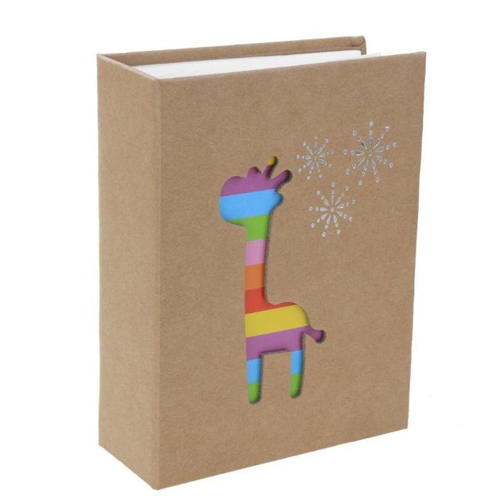 

100 страниц/шт Милый 6-дюймовый фотоальбом Мультяшный детский альбом для роста Детское фото для роста Deer