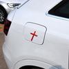 Christian Car Sticker 3D Badge Self-Adhesive Alloy Emblem Decal for Body Fender Tail Scratch