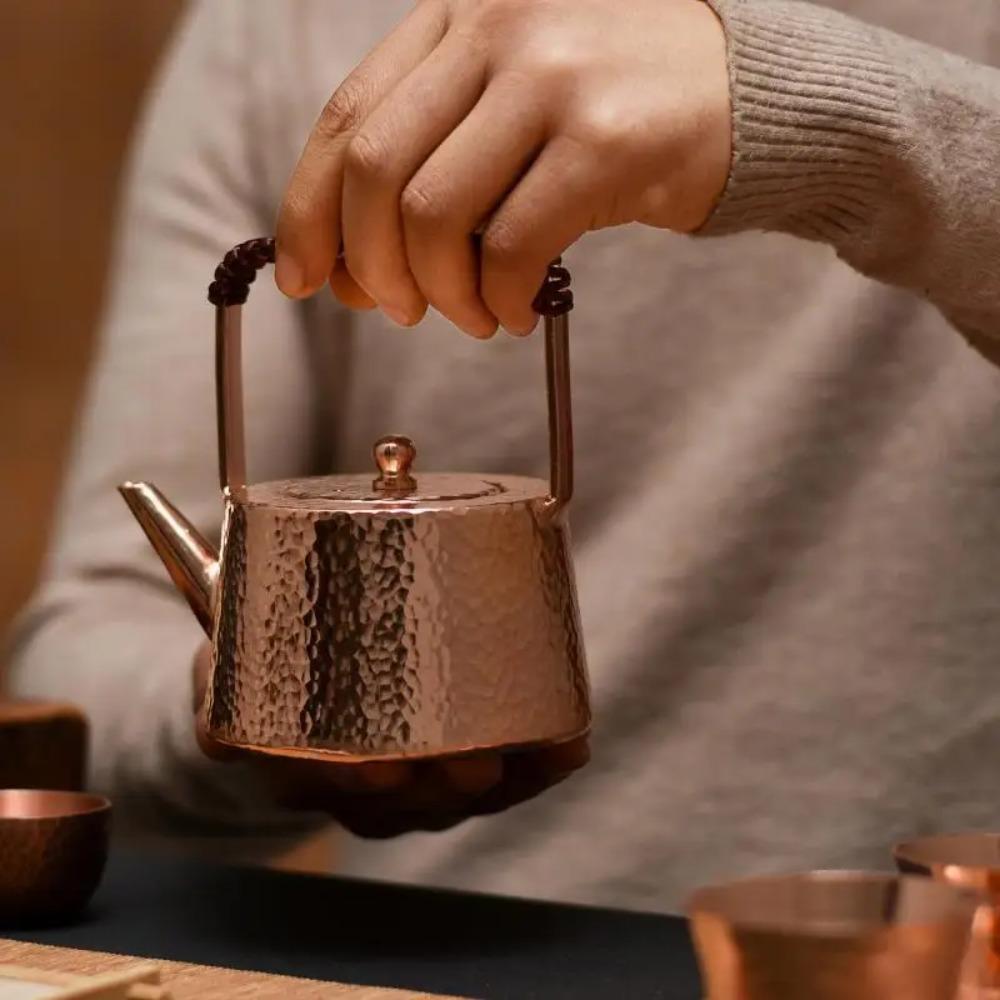 

Small size copper teapot