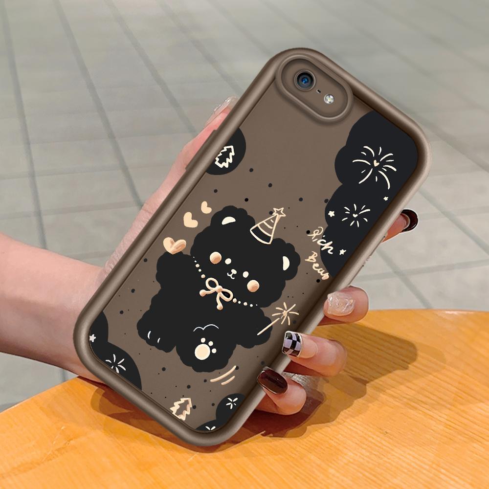 

Мягкий силиконовый квадратный чехол с рисунком лестницы для телефона, полное покрытие камеры, противоударный защитный резиновый чехол для iPhone Infinix Tecno OnePlus Motorola Edge 40 Neo коричневый