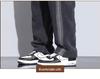 Men's Fleece-Lined Wide-Leg Sweatpants, Winter Sports Casual Pants for Spring/Autumn 2025