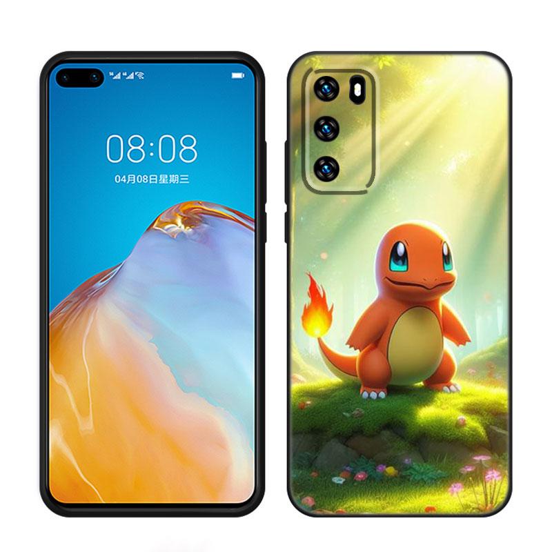 Cute CCharmander PPokemon Phone Case For Huawei Pura 70 Ultra P20 P30 P40 Lite P60 Art P50 Pro P50E P Smart 2018 2019 2020 2021