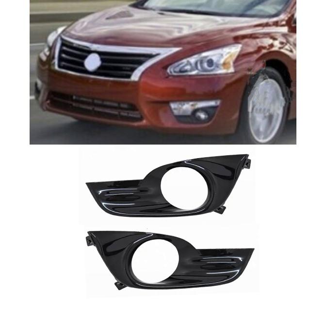 Car Grille Fog Light Grills Cover for Nissan Altima Teana L33 Pre-facelift 2012 2013 2014 2015 Styling Exterior Parts