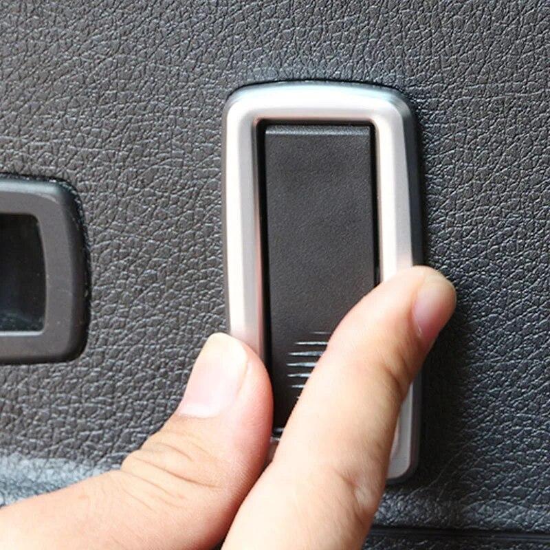 2PCS Auto Rear Tail Trunk Box Hook Clasp Frame Trim Cover Sticker Interior Decoration Car Accessories For BMW 2 Series F45 F46