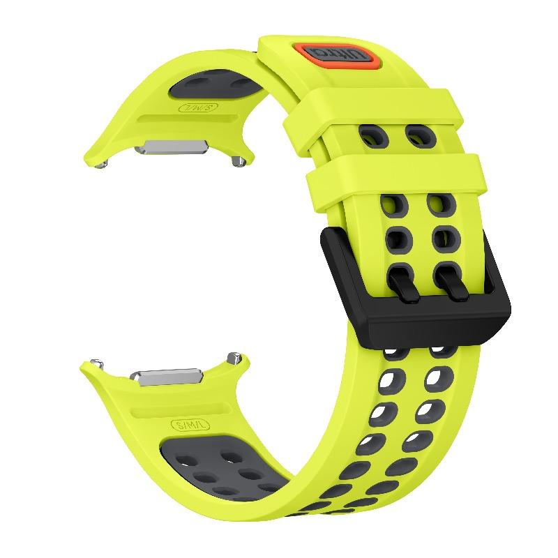 2 Stück Neues Silikon-Uhrenarmband für Samsung Galaxy Watch Ultra 2 1 Spezieller Anschluss Atmungsaktives Ersatzarmband Weich Wasserdicht