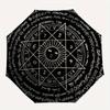 Enchanted Pentagram Symbol Tapestry, Mystic Decor for Your Space Umbrella, Cute Umbrella with Cute Design, Portable 3-Fold Compact Umbrella for Men &
