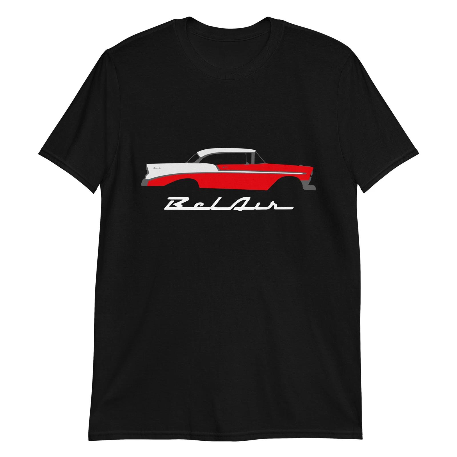1956 Chevy Bel Air Red Antique Car Collector Cars 56 Belair T-Shirt XXXXL