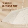 Wind-Resistant Auto-Fold Umbrella with UV Protection and Black Coating