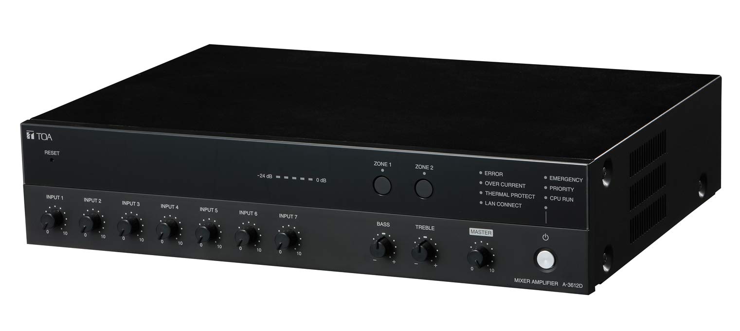 

TOA PA amplifier 120W 2 stations/low/high/A-3612D