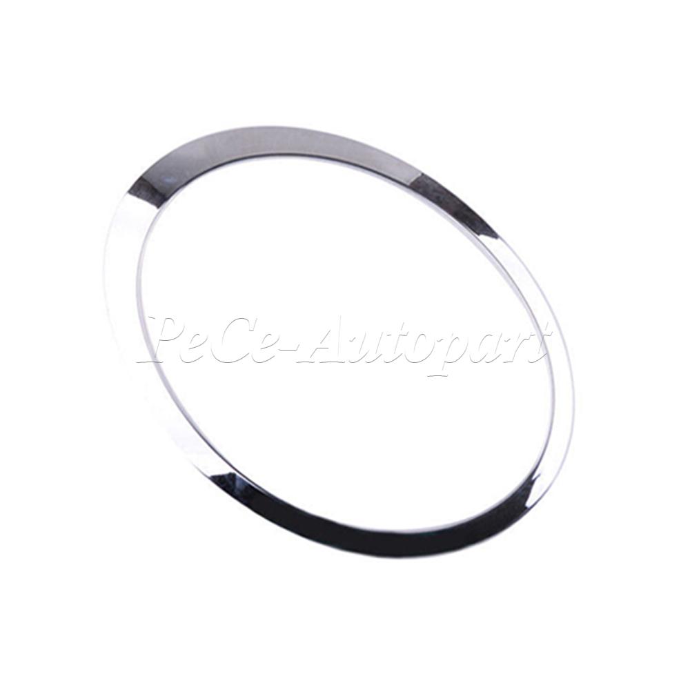 Gloss Black/Silver Plated Car Headlight Frame 51137149905 51137149906 For MINI Cooper S R56 R57 R55 Clubman 2007-2015