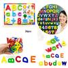 Multi Colored English Letter Magnetic Stickers Numerical Refrigerator Magnetic Stickers Letter Spelling Education Children's Toy