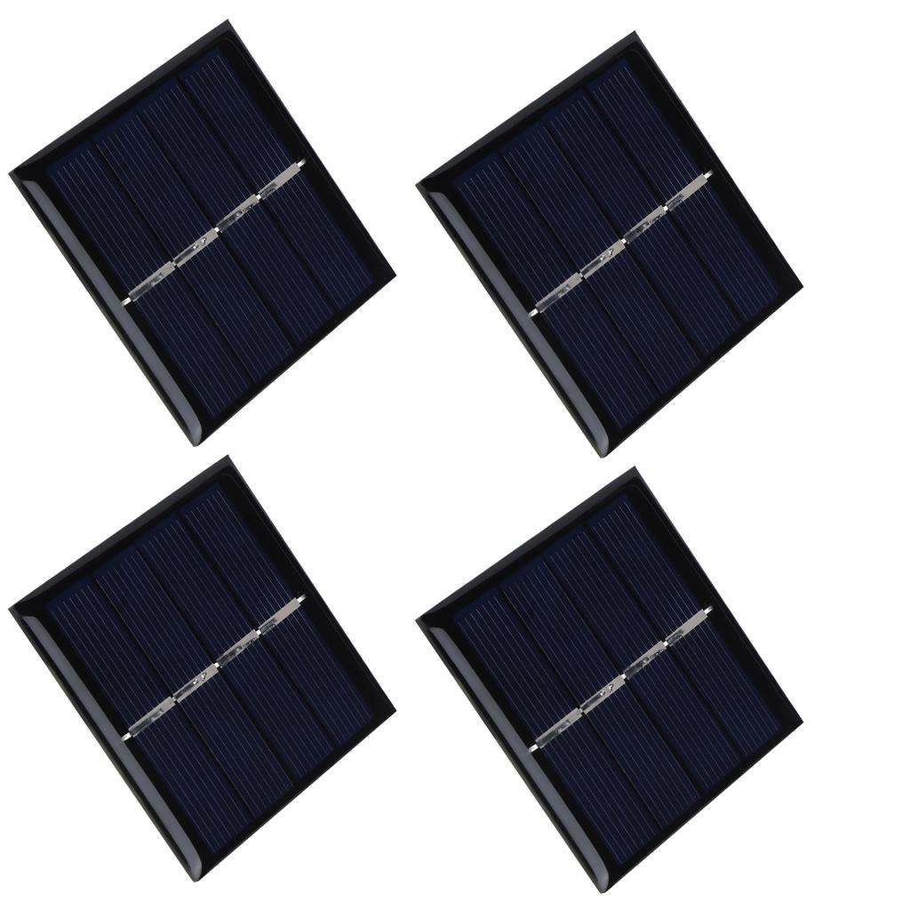 4Pcs 0.45W 2V 58x58mm Solar Panel PET Solar Charger Panel Charging Accessories Solar Power Supplies