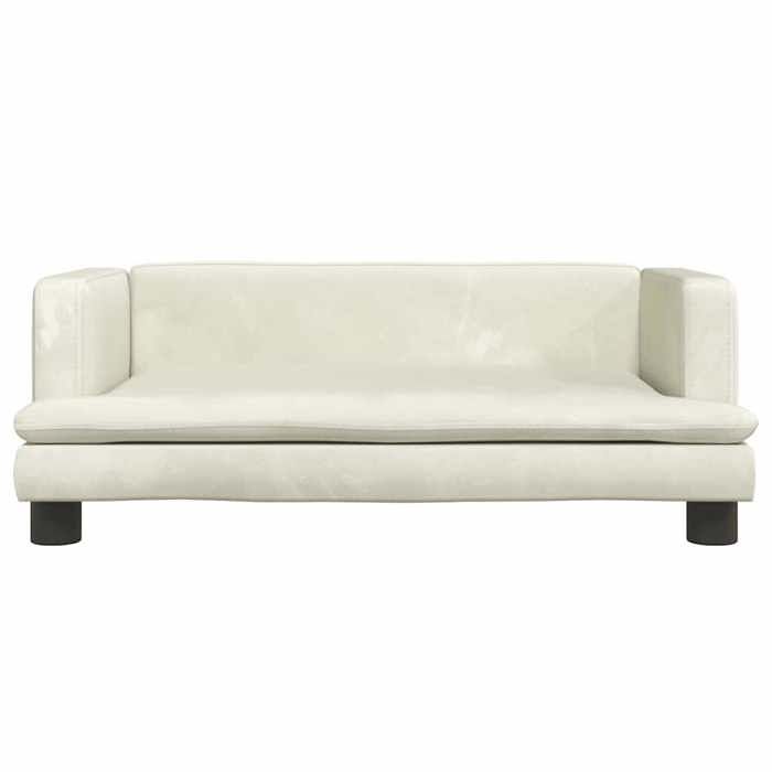 VidaXL Children's Sofa Cream 80x45x30 Cm Velvet 3196311