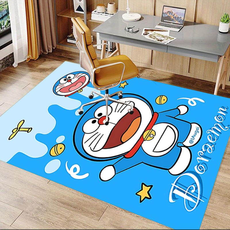 1pc Doraemon Carpet Anti Slip Polyester Floor Mat for office.Bedroom