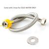 Kitchen Rotatable to Any with Single Cold Water for VANRA™ Faucet, Single-Handle Faucet, Angle, Hose, Kitchen, Bathroom, etc.