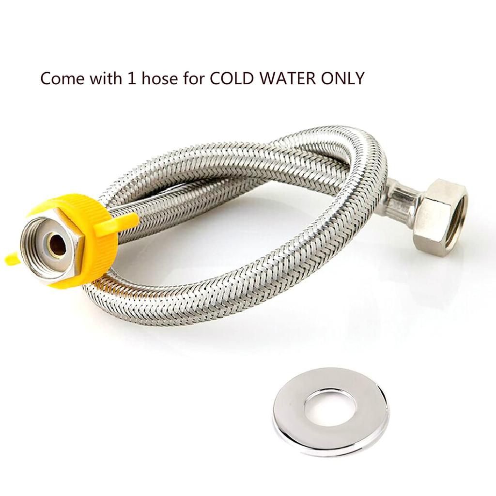 Kitchen Rotatable to Any with Single Cold Water for VANRA™ Faucet, Single-Handle Faucet, Angle, Hose, Kitchen, Bathroom, etc.