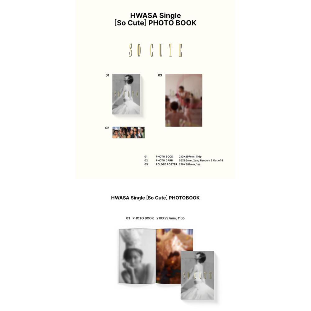 [Pre-order] HWASA - Single [So Cute] Release PHOTOBOOK