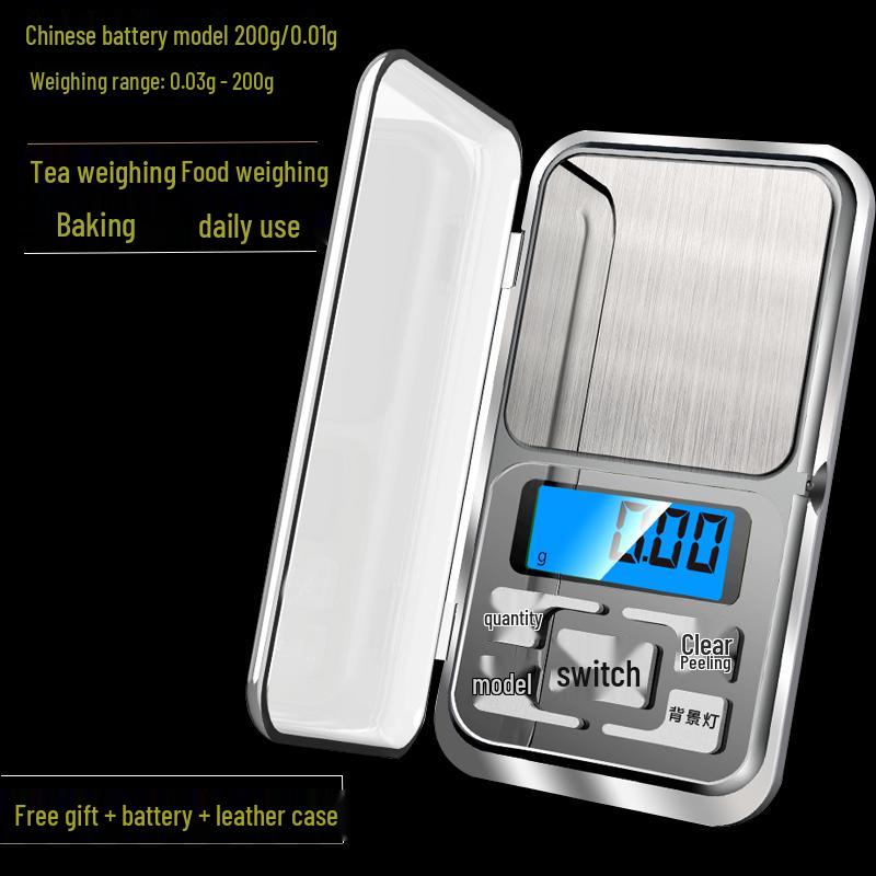 High-Precision Portable Kitchen Scale for Jewelry, Baking, Tea, Bird's Nest - Gram Weight Electronic Scale