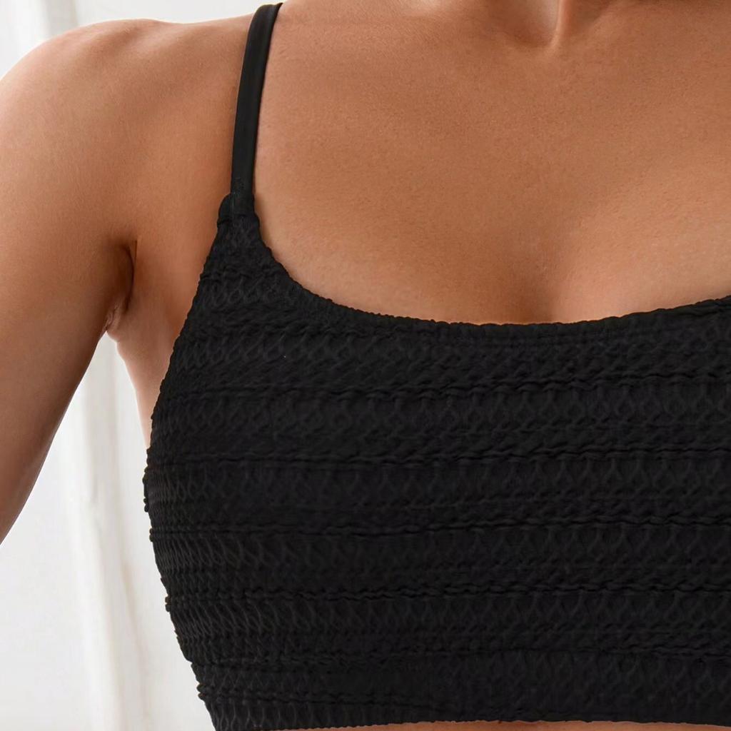 Women's Two-Piece Bikini Set Split Sling Swimsuit