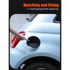 For Fiat 500 2016-2025 ABS Car Fuel Tank Cap Panel Trim Cover Decorative Sticker Protection Exterior Accessories