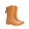 Medium Tube Women's Outdoor Water Shoes High Tube Rain Boots Fashion Rain Shoes Lightweight Rubber Shoes Kitchen Waterproof Overshoes