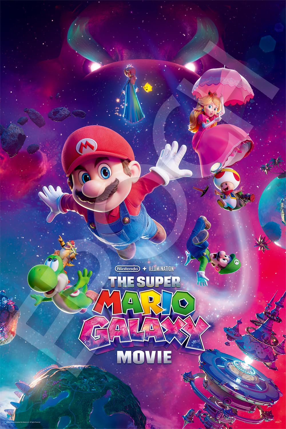 EPOCH jigsaw Super Mario Galaxy x 75 includes and point 1000-piece puzzle,  The Movie  (50 cm), 13-402s, glue, spatula, voucher.