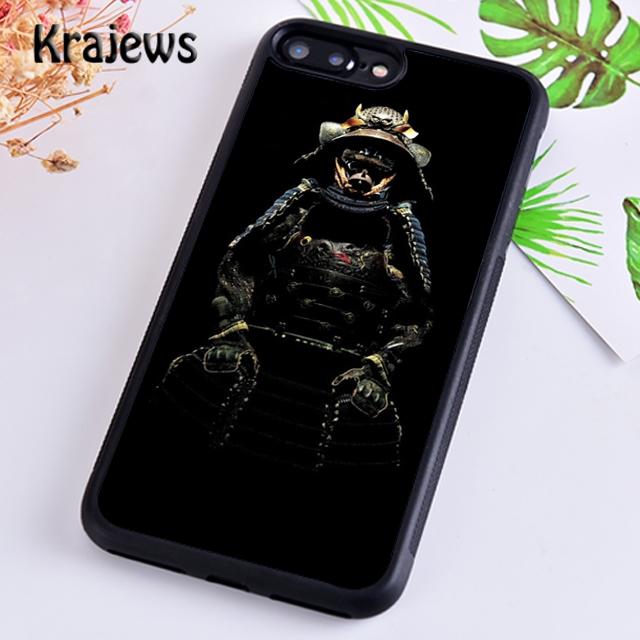 Samurai Mask Helmet Phone Case Cover For iPhone 17 Air 16 15 14 plus 12 13 pro max coque Shell Fundas
