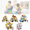 Building Block Dessert City Street View Model Kid Multi Shape Jigsaw Gift Puzzle