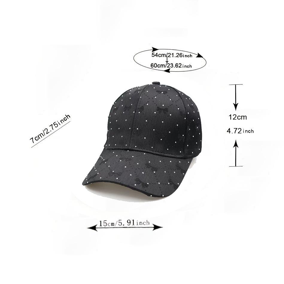 New Women's Ethnic 100% Polyester Canvas Baseball Cap - Casual Sun Protection