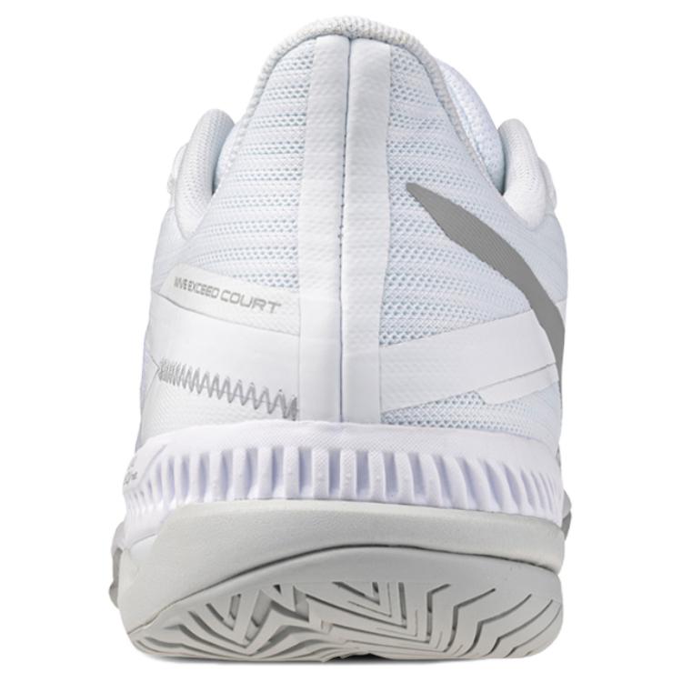 Mizuno Wave Exceed Court Advanced Comfortable Shock Absorption Slip Resistant Durable Low Top Tennis Shoes Women Sneaker White Gray 61GA251903
