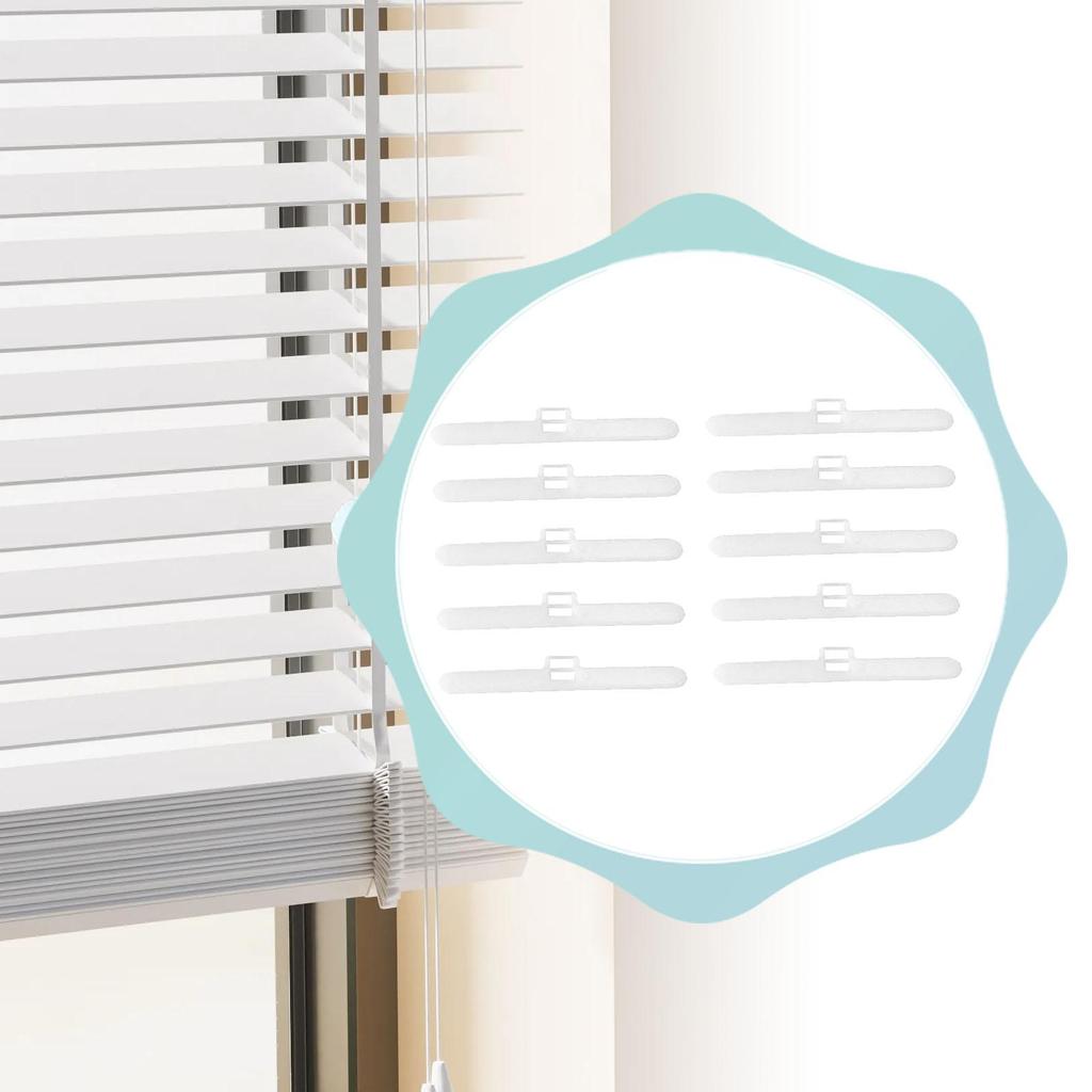 Double Hole Curtain Clip Vertical Blind Replacement Parts Repair Hanger Durable PP Hook for Home Window Slat Accessories